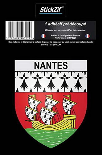 STICKZIF stv44b 1 Klebstoff Stadt Wappen Nantes von STICKZIF