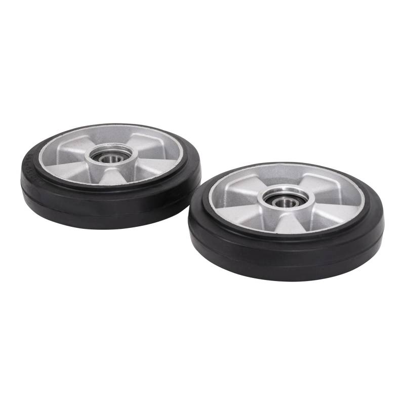 STIER Lenkräder-Set, für Hubwagen, aus Gummi für optimale Haftung, einfacher Radwechsel von STIER