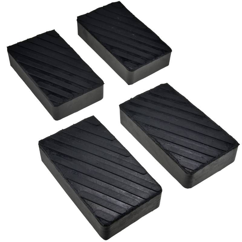 STIX Automotive Equipment 4× Gummiauflage Gummiklotz für Wagenheber 200x113x42mm Satz Gummiblock Hebebühne von STIX Automotive Equipment