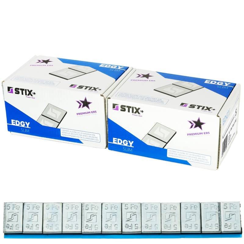 Auswuchtgewichte Kleberiegel 12x5g Abrisskante 200 Stück Alufelgen Klebegewichte Verzinkt von Stix