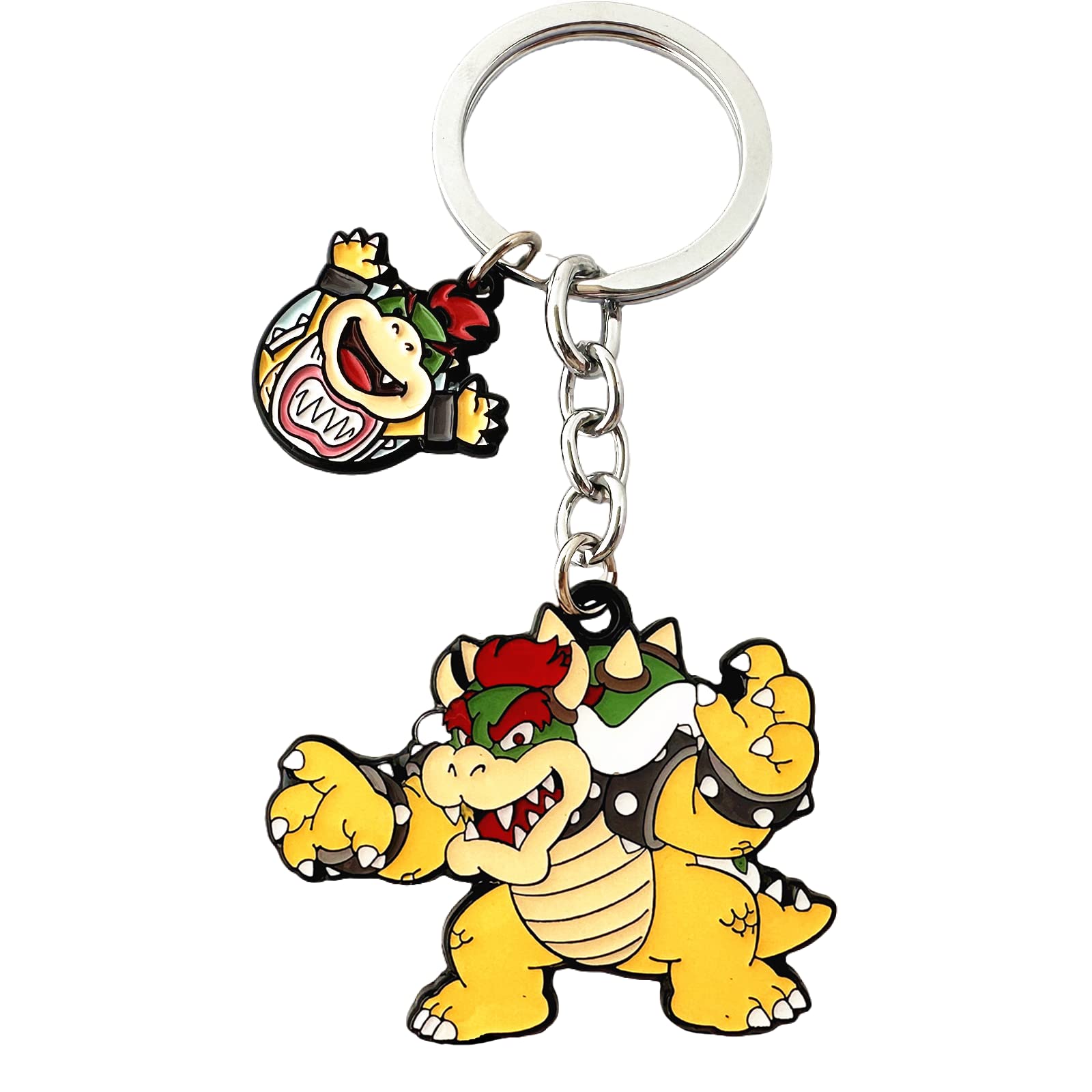 STKTFKK Supr Mario Schlüsselanhänger Classic Anime Bowser Keychain Mädchen Damen und Herren, 2, 0 STKTFKK Supr Mario Schlüsselanhänger Classic Anime Bowser Keychain Mädchen Damen und Herren, 2, 0 von STKTFKK
