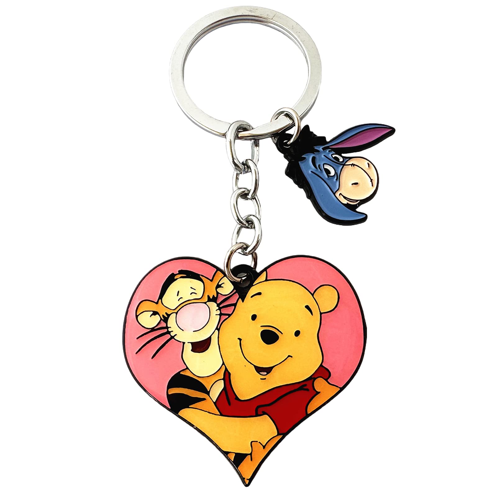 STKTFKK Winnie Pooh Schlüsselanhänger, klassischer Anime-I-Aah-Schlüsselanhänger, Mädchen, Damen und Herren, 3, 0 von STKTFKK