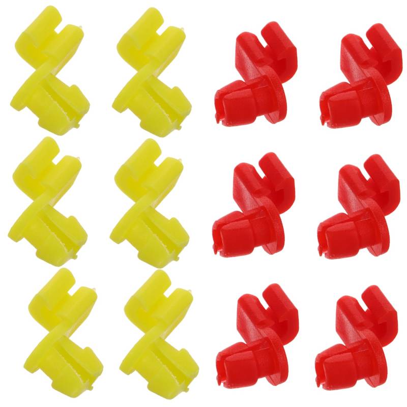STOBAZA 20Stücke Halteclips für Auto Türschloss Ersatz für Heckklappen Stange Langlebige Clips Leuchtenden Farben Einfache Installation für Rechte von STOBAZA