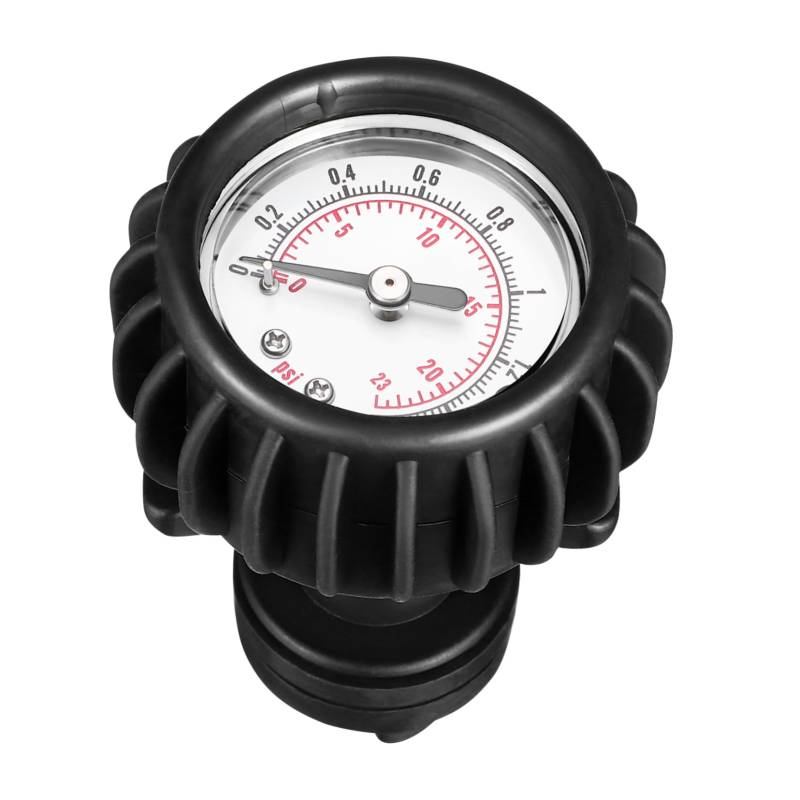 STOBAZA Druckmessgerät Für Surfboards Aufblasbare Boote Und Kajaks Hochwertiges Manometer Mit Display Kompatibel Mit Hochdruckpumpen Und Luftventilen Für Präzise von STOBAZA