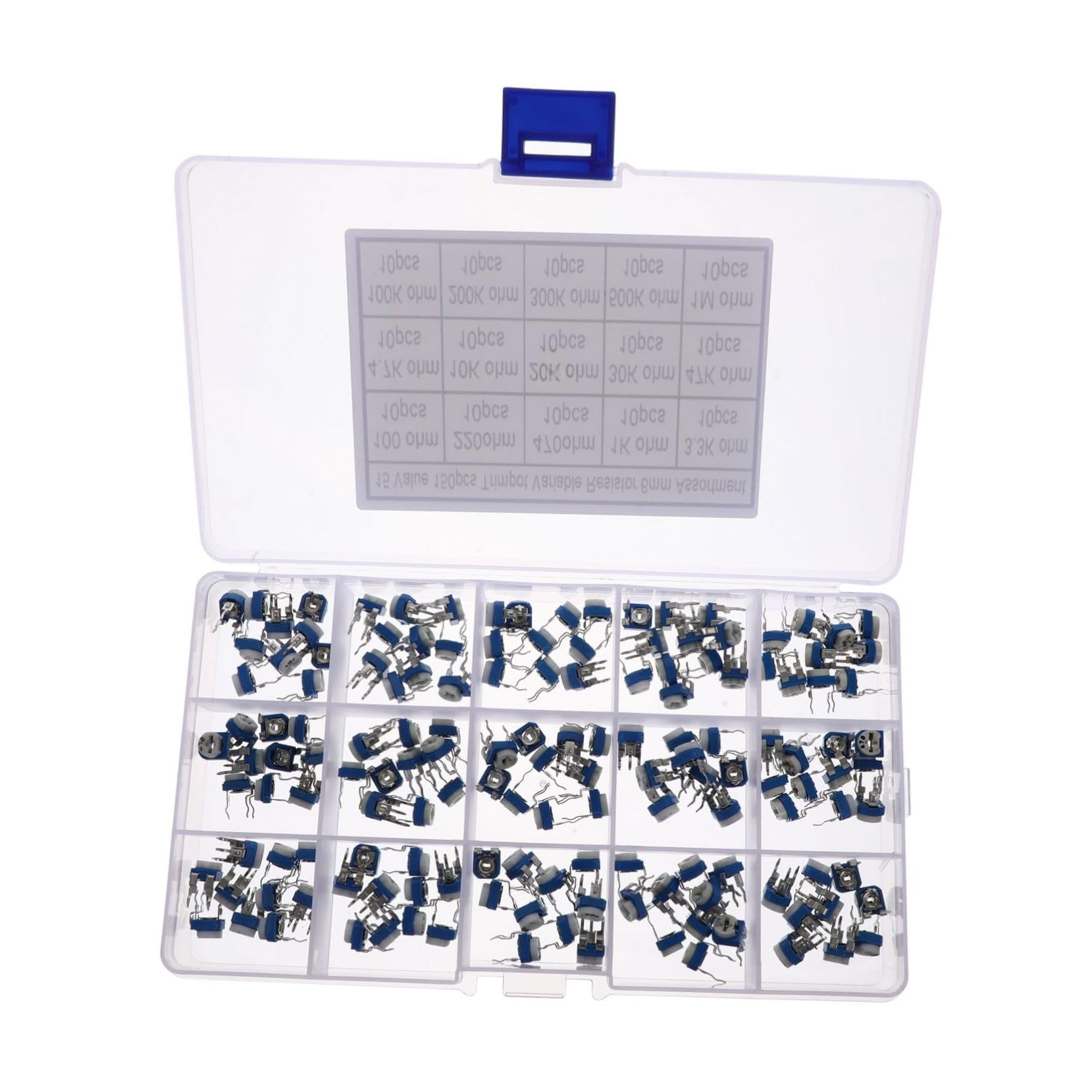 STOBOK 1 Satz Einstellbare Potentiometerwiderstände Knöpfe Variables Potentiometer Mikrolle Mini Scale Tasten Trimmer-potentiometer Durchgangsloch-potentiometer Kohlenstofffolie 150 Stück STOBOK 1 Satz Einstellbare Potentiometerwiderstände Knöpfe Variables Potentiometer Mikrolle Mini Scale Tasten Trimmer-potentiometer Durchgangsloch-potentiometer Kohlenstofffolie 150 Stück von STOBOK
