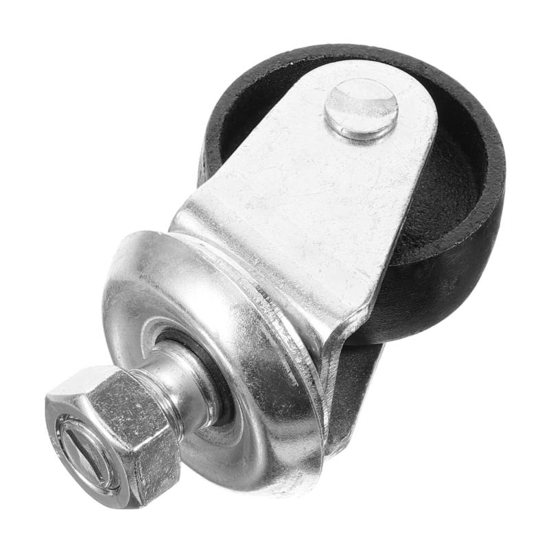 STOBOK Wagenheber-Lenkrad Jack Rollen für Bodenheber Pflicht horizontale Stützrollen Teile Lenkrollen Auto zubehör Ersatz-Horizontal-Wagenheberrollen Autozubehör Metall von STOBOK