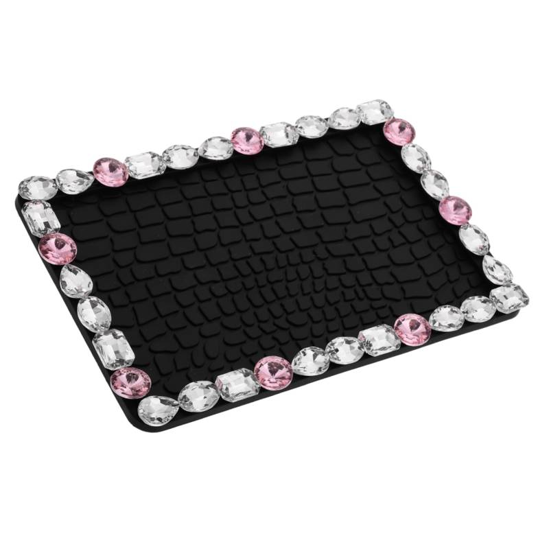 STOBOK rutschfeste Matte Auto Armaturenbrettmatte Armaturenbrett Ornament Pad Armaturenbrett Zubehör Auto Armaturenbrett Organizer Auto Tablett Pad Gummimatte Für Auto von STOBOK