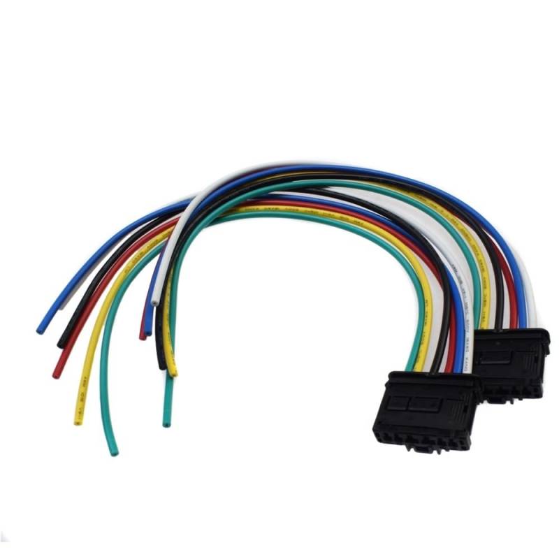 STOIFFFHH KFZ Stecker 1606248780 Kompatibel Mit Peugeot Für 206 207 208 307 308 508 1007 2008 3008 Rücklichtlampe Elektrischer Kabelstecker(2 Pieces) von STOIFFFHH