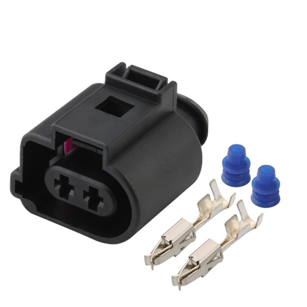 STOIFFFHH KFZ Stecker 2 Pin 3,5mm Weiblich Männlich Wasserdicht Sensor Hinten Bremssattel Motor Kabelbaum Stecker Stecker 1J0973722A(2p Female A) von STOIFFFHH