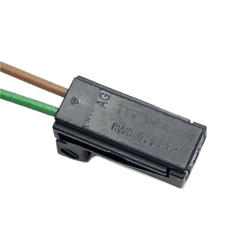 STOIFFFHH KFZ Stecker 2 Pin 4E0 972 575 Auto Kennzeichenbeleuchtung Stecker Weiblich Männlich Elektronischer Anschluss Kabelbaum 8W0 971 832(2P Female) von STOIFFFHH