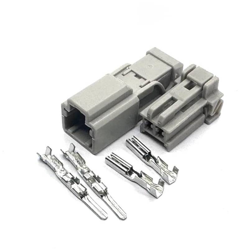STOIFFFHH KFZ Stecker 2 Pin 6098-0239 6098-0240 Auto Kabel Anschlüsse Männlich Weiblich 2,0mm Buchse Stamm Auto Lock Stecker(Male Female) von STOIFFFHH