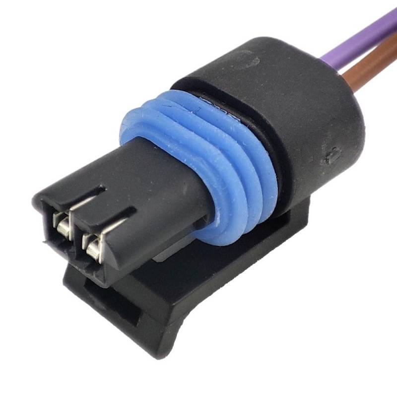 STOIFFFHH KFZ Stecker 2 Pin Ansauglufttemperatursensor Auto-Anschlussstecker mit Zopf 12162197 mit 20 cm 20AWG 009 von STOIFFFHH