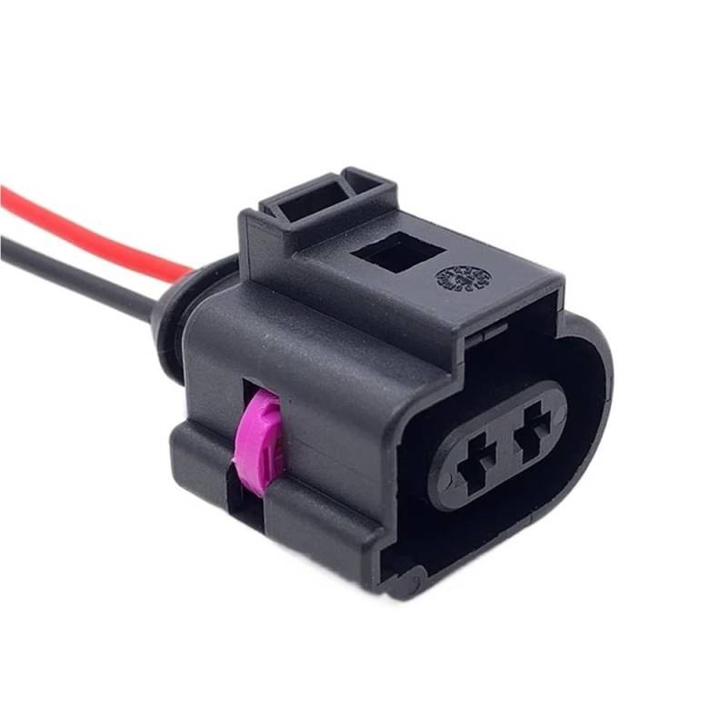 STOIFFFHH KFZ Stecker 2-polige Buchse 3,5 Mm Für Autosensor Bremssattel Hinten Motor Elektronischer Wasserdichter Anschluss Kabelbaum Hupenstecker 1J0973722A 1717692 von STOIFFFHH