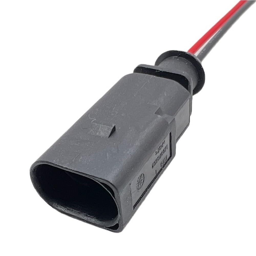 STOIFFFHH KFZ Stecker 2Pin 1,5mm Auto 1J0973802 1J0973702 Temp Sensor Deflation Ventil Wasserdicht Weiblich Männlich Stecker Kabelbaum DJ7022A-1.5-21(2Pin Male) von STOIFFFHH