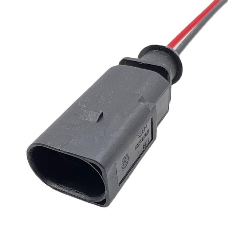 STOIFFFHH KFZ Stecker 2Pin 1,5mm Auto 1J0973802 1J0973702 Temp Sensor Deflation Ventil Wasserdicht Weiblich Männlich Stecker Kabelbaum DJ7022A-1.5-21(2Pin Male) von STOIFFFHH