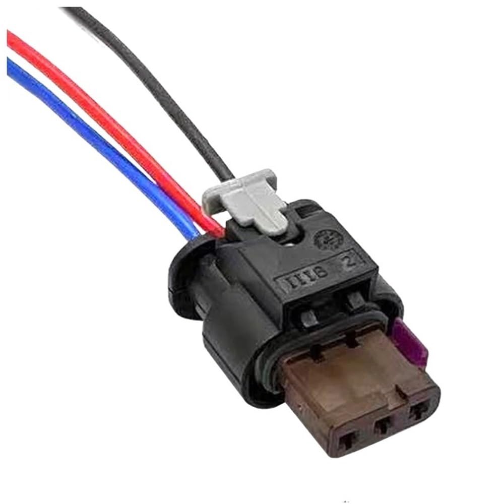 STOIFFFHH KFZ Stecker 3 Pin Auto Umkehr Radar Stecker Kurbelwelle Position Sensor Kabelbaum 2208316-1(3p with 15cm Wires) von STOIFFFHH