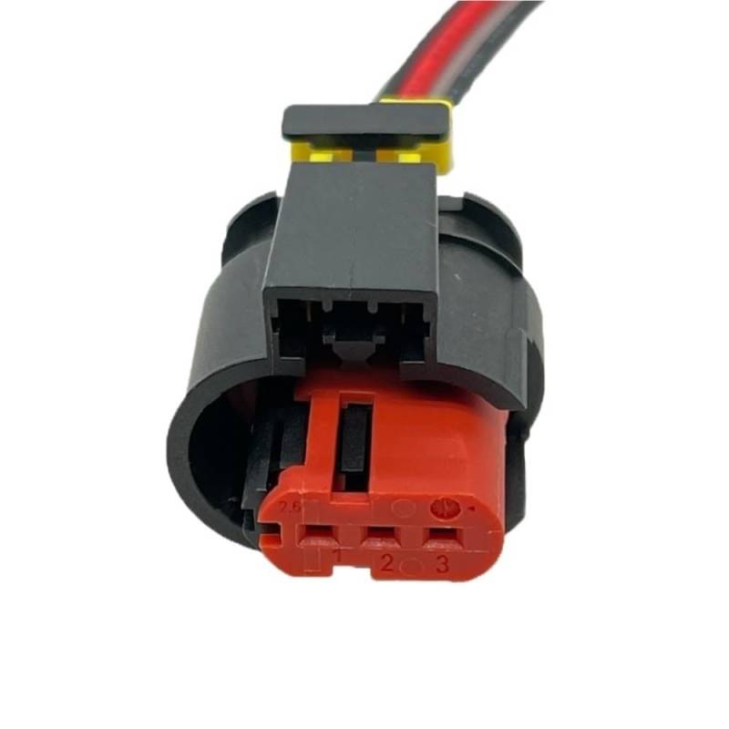 STOIFFFHH KFZ Stecker 3 Pin Kraftstoff Diesel Injektor Zündspule Stecker Versiegelt Sensor Elektrische Kabel Anschlüsse Kabelbaum 284425-1 284426-1 von STOIFFFHH