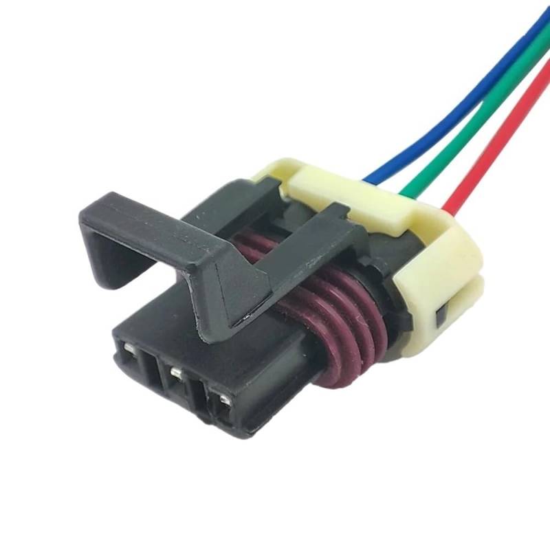 STOIFFFHH KFZ Stecker 3 Pin Weibliche Temperatur Sensor Stecker Auto Wasserdichten Stecker Mit Drähten 12129615 12110293 von STOIFFFHH