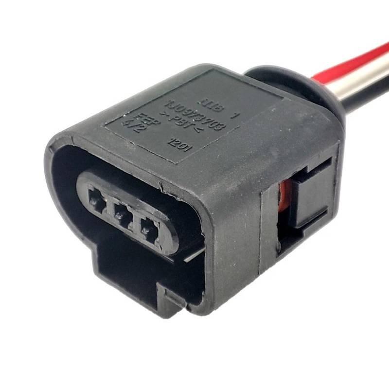 STOIFFFHH KFZ Stecker 3-poliger Stecker für Nockenwellensensor verdrahteter Stecker 1J0973703 1J0973803 von STOIFFFHH