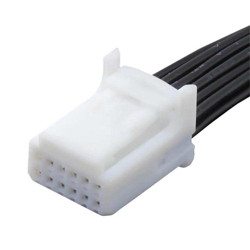 STOIFFFHH KFZ Stecker 4 8 12 16 24 32 40 Pin 0,7 MM Auto Navigation Rückspiegel Audio Fahrzeug Zentrale Steuerung Stecker Stecker Kabelbaum(12P Female) von STOIFFFHH