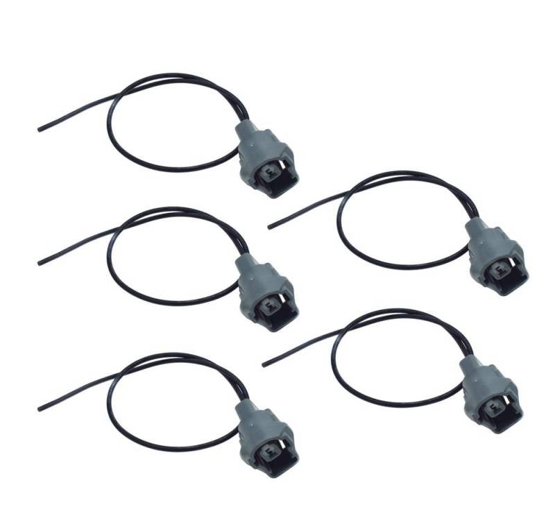 STOIFFFHH KFZ Stecker 90980-11166 9098011166 7283-1015-10 1 Pin Sensor-Anschluss-Pigtail-Kabelbaum(5 Piece) von STOIFFFHH