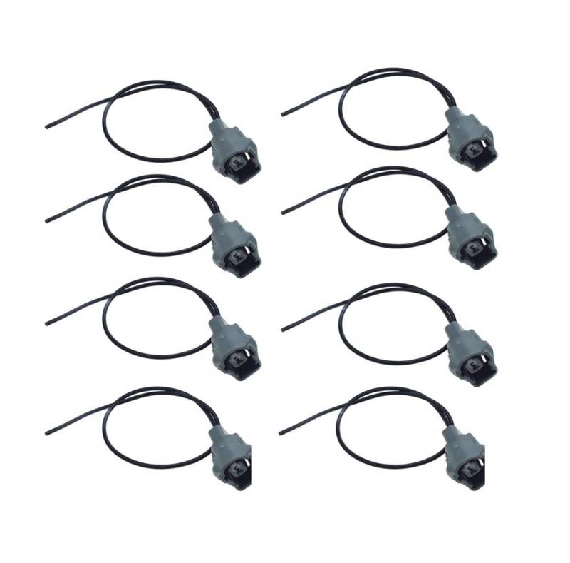 STOIFFFHH KFZ Stecker 90980-11166 9098011166 7283-1015-10 1 Pin Sensor-Anschluss-Pigtail-Kabelbaum(8 Piece) von STOIFFFHH
