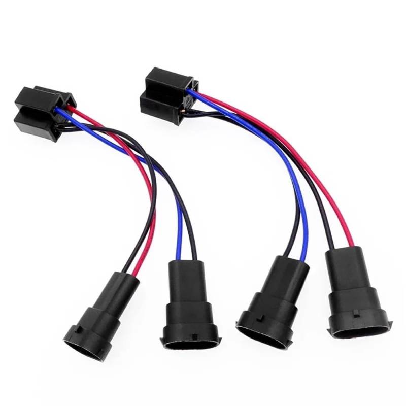 STOIFFFHH KFZ Stecker H4 Zu H11 Kabelbaum Adapter Auto Scheinwerfer Birne Umwandlung Kabel Stecker Dual Strahl Stecker Adapter Auto Zubehör(2pcs) von STOIFFFHH