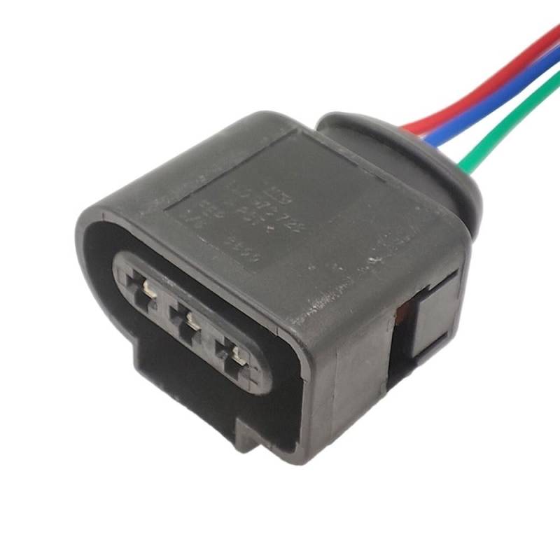 STOIFFFHH KFZ Stecker Kompatibel Mit A3 A4 Q5 Q3 3-poliger 3.5-Serie-Automobilsensor-Pigtail-Stecker 1J0973723 1J0 973 723-Anschluss von STOIFFFHH