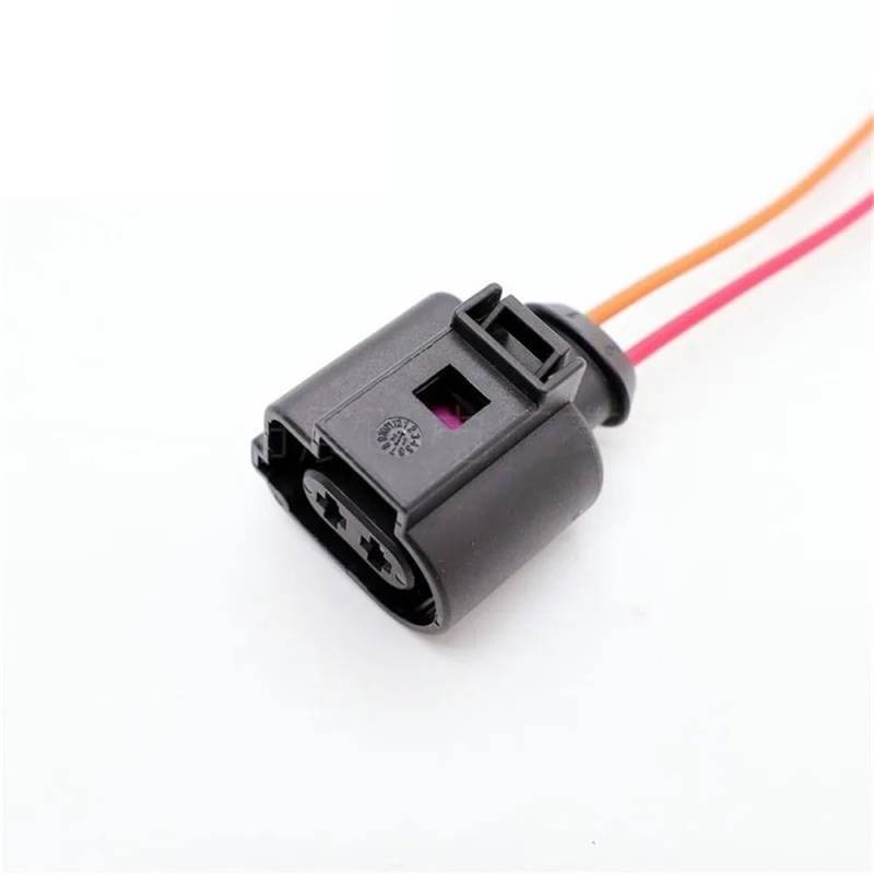 STOIFFFHH KFZ Stecker Kompatibel Mit A4 Q3 Q5 2-poligem Wasserdichtem Auto-Sensor-Kabelbaum-Anschlussstecker 1J0973722A von STOIFFFHH