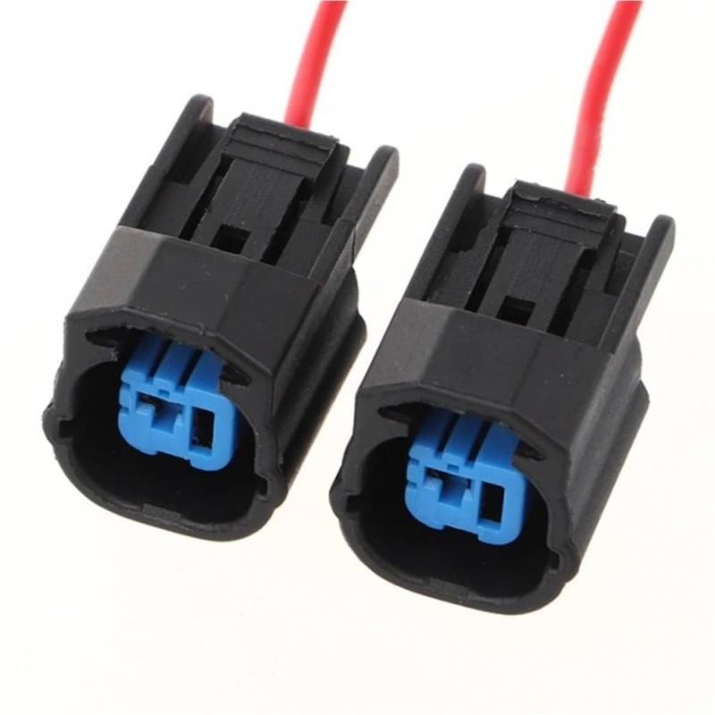 STOIFFFHH KFZ Stecker Kompatibel Mit Acura Für MDX RL TSX 6189-0591 Autohupe-Buchsenstecker-Zubehör(2 x Socket Connector) von STOIFFFHH