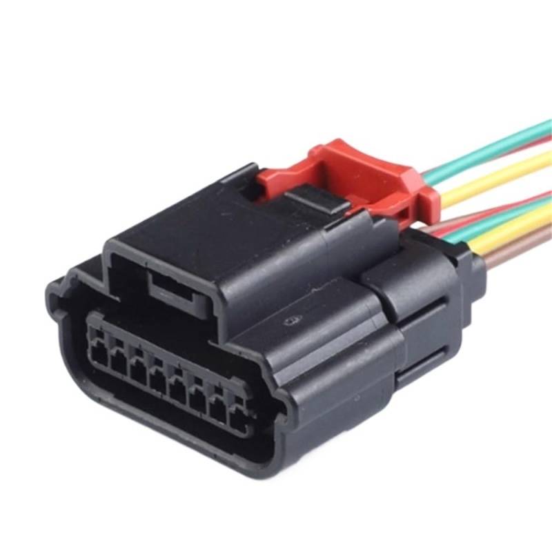 STOIFFFHH KFZ Stecker Kompatibel Mit Chevrolet 1 Satz 8-poliger Luftmassenmesser MAF-Messgerät Elektrische Kabelanschlüsse Kabelbaumstecker ATSSPB-C08C-1AK(8 Pin Female) von STOIFFFHH