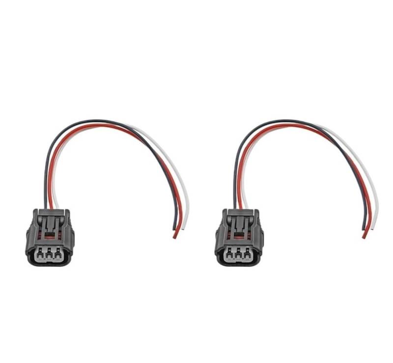 STOIFFFHH KFZ Stecker Kompatibel Mit Civic Für Accord Für CR-V 3-poliger Stecker Nockenwellen-Positionssensor 37510-59B-J01 37510-RNA-A01 80450-T2F-A01(2 pcs) von STOIFFFHH
