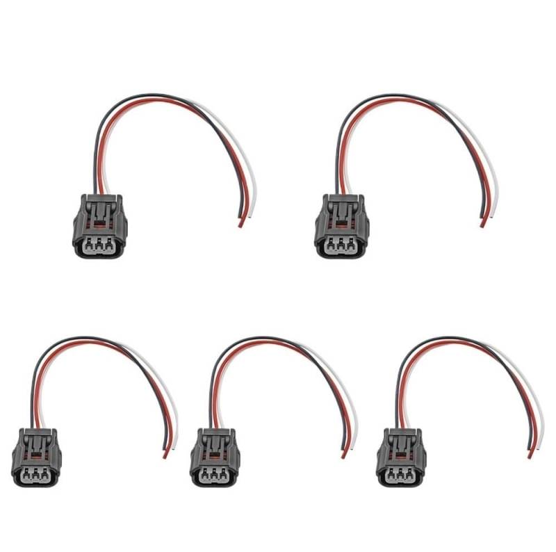 STOIFFFHH KFZ Stecker Kompatibel Mit Civic Für Accord Für CR-V 3-poliger Stecker Nockenwellen-Positionssensor 37510-59B-J01 37510-RNA-A01 80450-T2F-A01(5 pcs) von STOIFFFHH