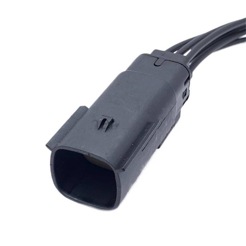 STOIFFFHH KFZ Stecker Kompatibel Mit Ford Für Mondeo 16-polig 1,5 Mm 33482-0601 33472-0601 Auto-Stoßstangenlicht Nebelscheinwerfer Wasserdichter Stecker Kabelbaum Weiblich Männlich(6P Male) von STOIFFFHH