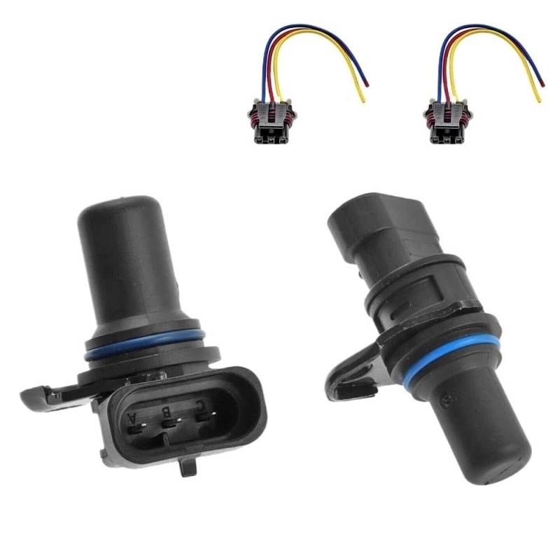 STOIFFFHH KFZ Stecker Kompatibel Mit Hyundai Für Genesis Für Santa Fe 39350-3E110 39350-3E120 Nockenwellenpositionssensor-Steckeranschlusskabel 393503E110(X2 Sensor and Plug) von STOIFFFHH