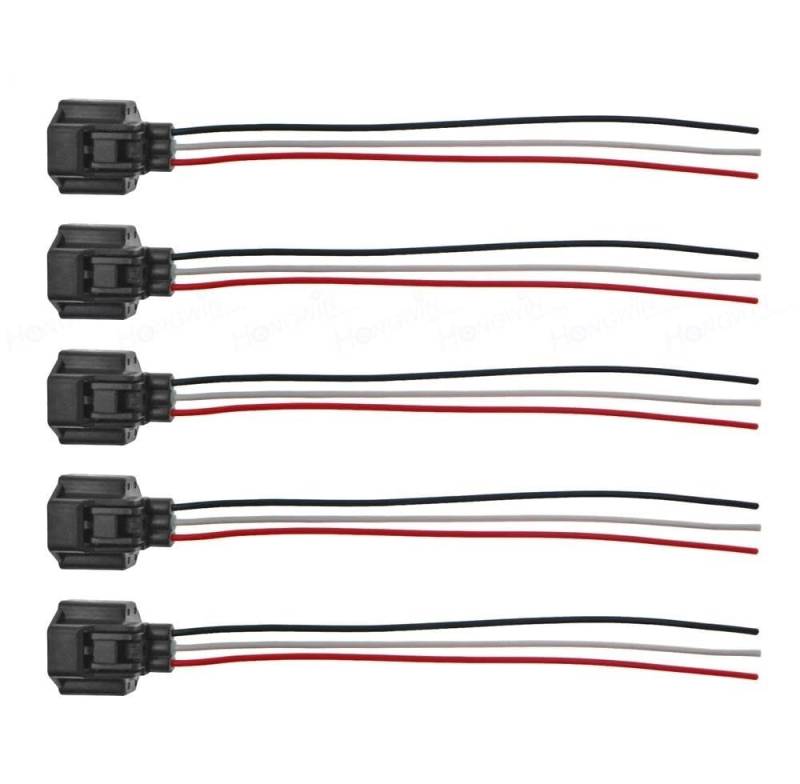 STOIFFFHH KFZ Stecker Kompatibel Mit Infiniti Für I35 QX56 G35 FX35 M35 3-poliger Kurbelwellen-Positionssensor-Stecker-Anschlusskabelbaum 23731-4M50A 23731-2Y52A(5 PCS) von STOIFFFHH