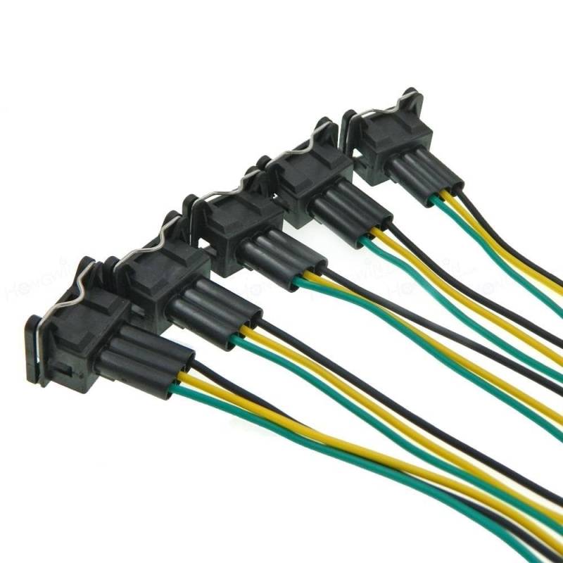 STOIFFFHH KFZ Stecker Kompatibel Mit Kia 3PIN Kurbelwellen-Nockenwellen-Positionssensor-Anschlussstecker Kabelbaum 6238325 90357491 96440319 96253544(5 PCS) von STOIFFFHH