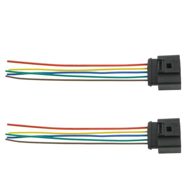 STOIFFFHH KFZ Stecker Kompatibel Mit Land Für Rover Für Discovery 5-poliger MAF-Luftmassenmesser-Anschluss, Pigtail-Kabelbaumstecker 1J0973775A 1J0 973 775A(2 pcs) von STOIFFFHH