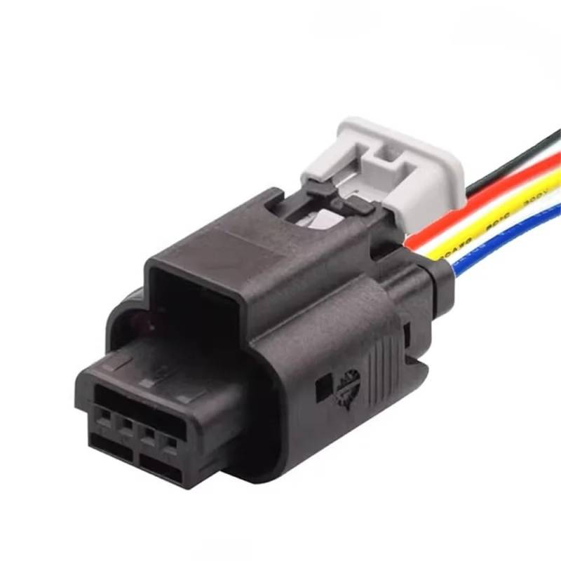 STOIFFFHH KFZ Stecker Kompatibel Mit Megane 4-poligem 1801823-1 Auto-Rückfahrkamera-Stecker Kabelbaum Automatischer Wasserdichter Sensor Buchsenstecker 2236398-1 13422 von STOIFFFHH