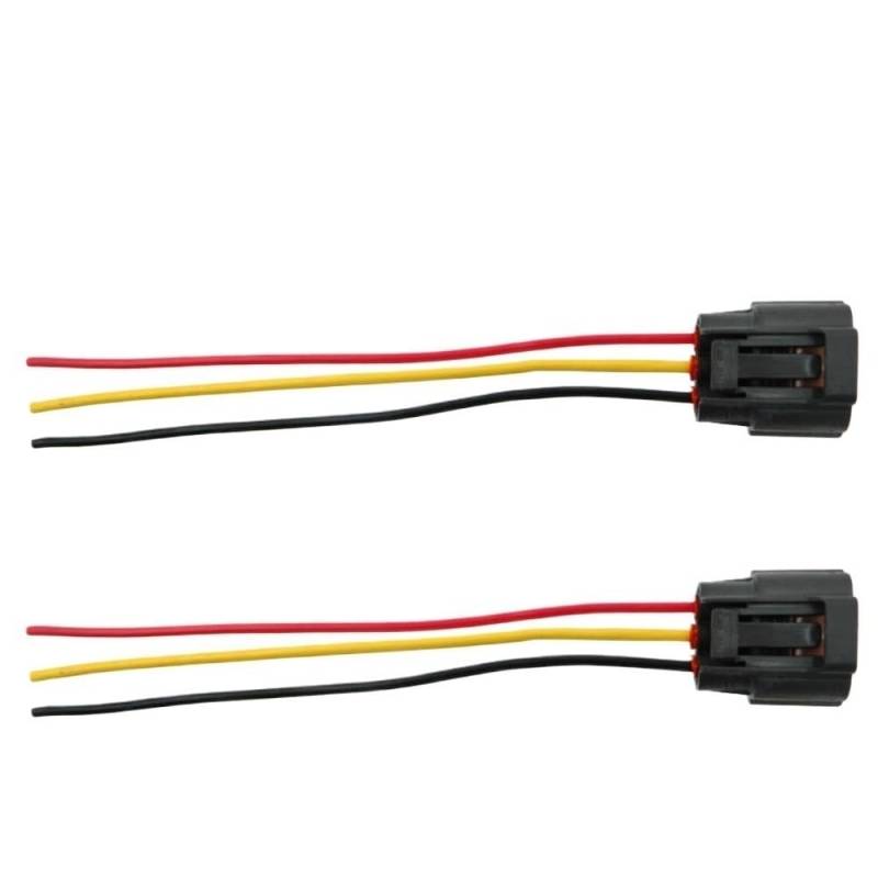 STOIFFFHH KFZ Stecker Kompatibel Mit Mitsubishi Für Colt III IV Mk V Zündspulenanschlüsse Reparatur Kabelbaumstecker MD361710 1832A016(2 PCS) von STOIFFFHH