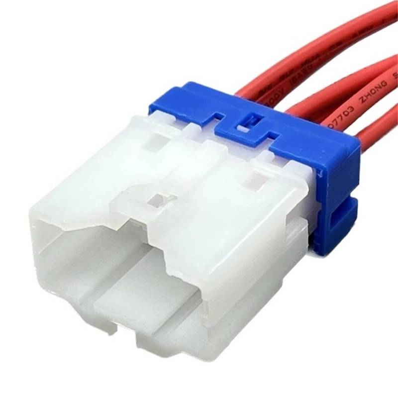 STOIFFFHH KFZ Stecker Kompatibel Mit Nissan 6-poligem Auto-Gebläsedrehzahl-Kontrollwiderstandsstecker Kabelbaum Elektrischer Anschluss PH772-06015 PH776-06015(6Pin Male) von STOIFFFHH