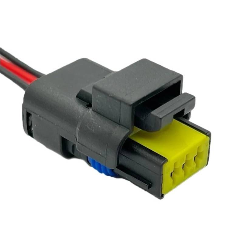 STOIFFFHH KFZ Stecker Kompatibel Mit Peugeot Scheinwerfer Getriebe Stecker 3 Pin 211PC032S0049 Automotive Kabel Buchse Auto Stecker Kabelbaum von STOIFFFHH