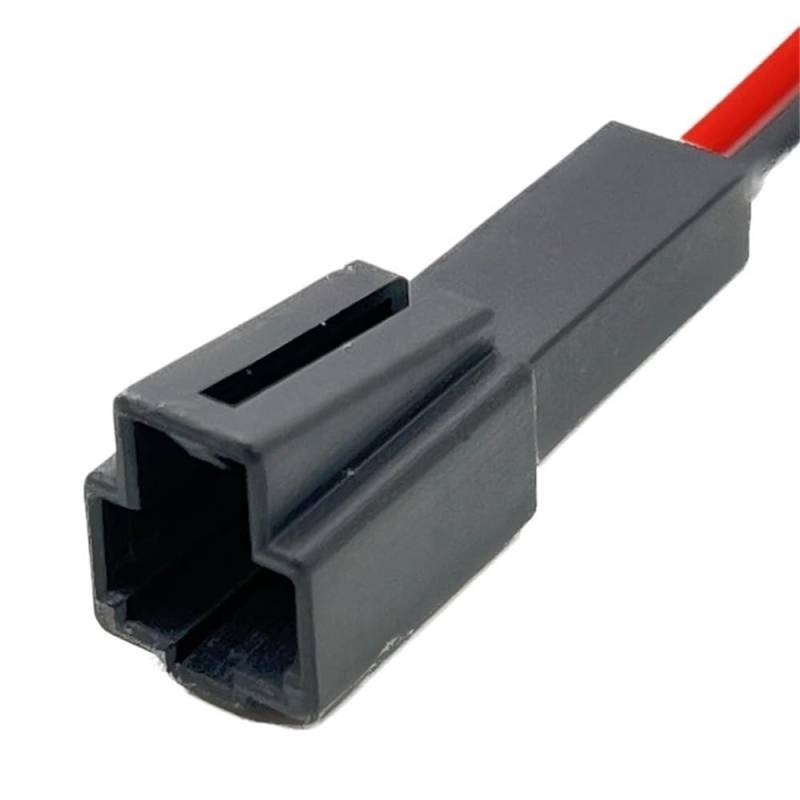 STOIFFFHH KFZ Stecker Kompatibel Mit Tesla 4B0971832 4E0972575 1-1534113-1 1534155-1 2-poliger Kabelbaumstecker Für Türseitenlichter Elektronischer Autolichtanschluss(2Pin Male) von STOIFFFHH