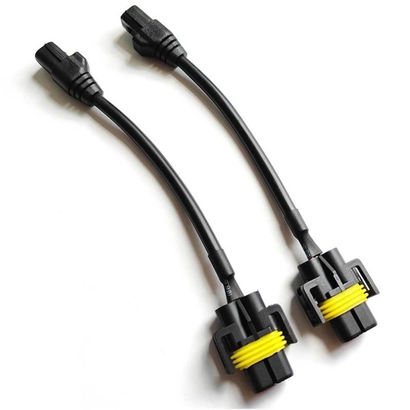STOIFFFHH KFZ Stecker Kompatibel Mit Toyota Für Prius Für Yaris Für Vios 2 Stück H11-Stecker Auf L1B-Buchse Anschlussadapter Konvertierungskabel von STOIFFFHH