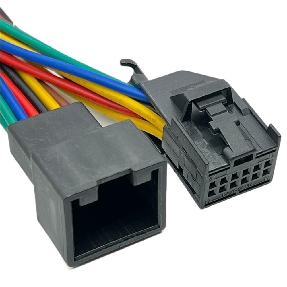 STOIFFFHH KFZ Stecker Kompatibel Mit VW 12-poligem Auto-Radarstecker Kabelbaum Elektronischer Buchsen-Stecker Mit Kabel 8E0972112A(12Pin Male and Female) von STOIFFFHH
