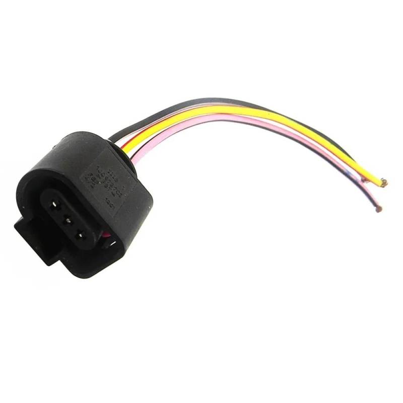 STOIFFFHH KFZ Stecker Kompatibel Mit VW Für Golf 4 Für Bora 3-poliger Nockenwellensensor Zopfstecker Steckergehäuse 1H0 919 149C 1J0973703 von STOIFFFHH