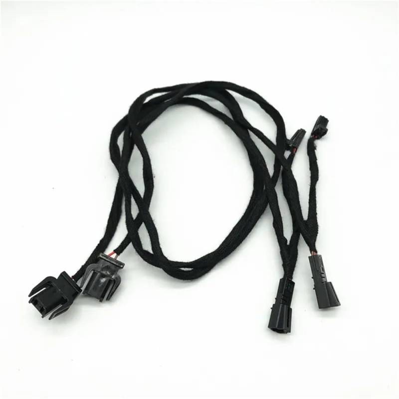 STOIFFFHH KFZ Stecker Kompatibel mit A1 A2 A3 8V A4 B7 B8 B9 A5 A6 C7 C8 A8 Q3 Q5 Q7 TT Autotür-Willkommenslichtkabel-Kabelbaum(2 PCS) von STOIFFFHH