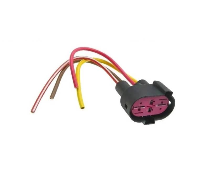 STOIFFFHH KFZ Stecker Kompatibel mit Chevrolet für Cruze 1.8L 4Pin 94749639 Lüfter-Gebläse-Widerstand-Stecker-Anschluss von STOIFFFHH