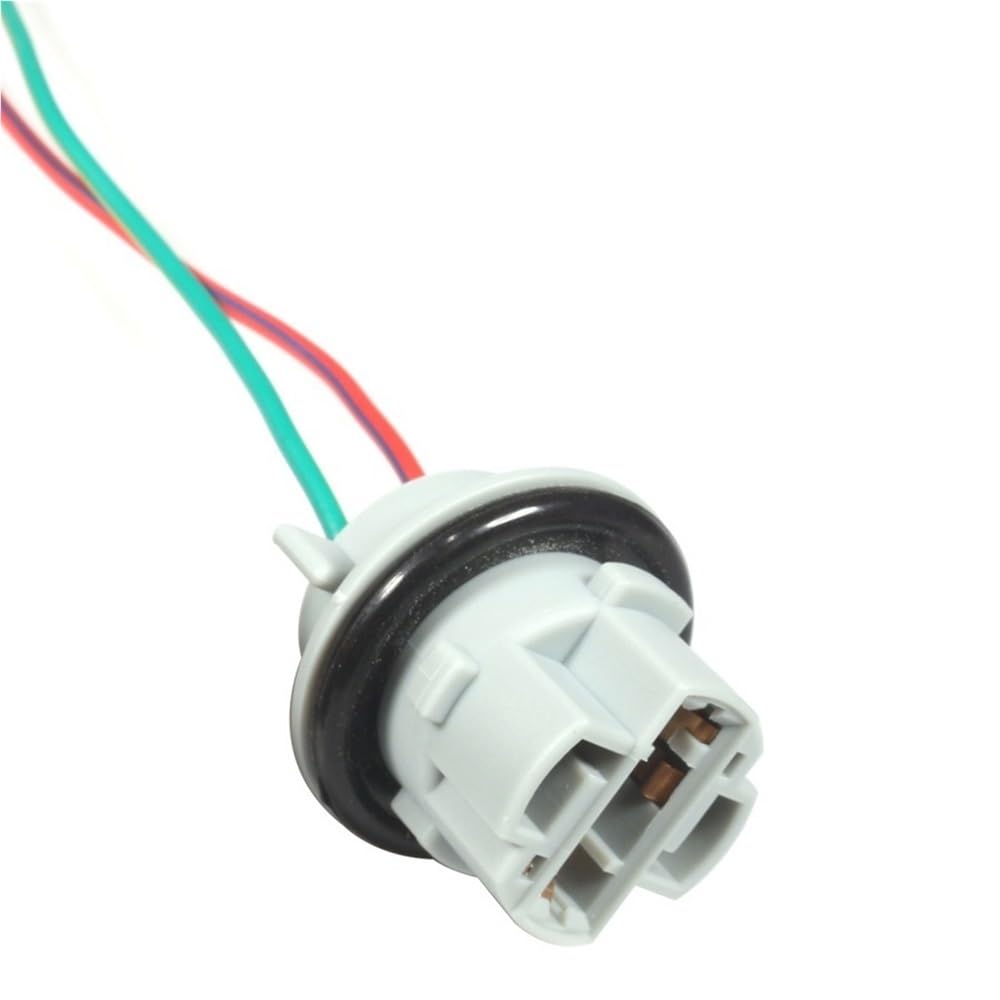 STOIFFFHH KFZ Stecker T20 7443 W21/5W Sockeladapter 7440 W21W Verbinden Sie den Verdrahtungshalter Autobremslicht Rückfahrlampensockel(T20 7440) von STOIFFFHH