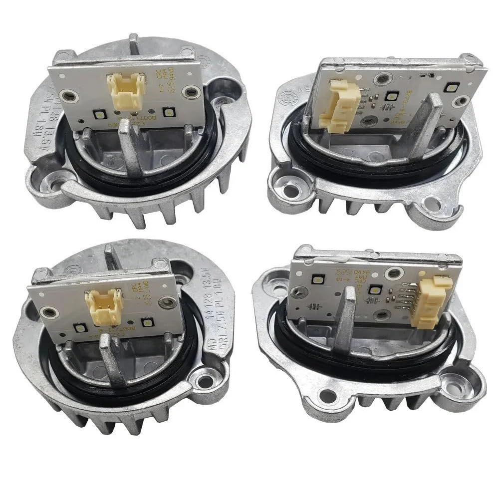 STOIFFFHH Scheinwerfer Treibermodul Kompatibel mit 2er-Serie für F22 F87 M2 F23 2014-2016 Xenon-Scheinwerfer-Tagfahrlicht 63117388923 63117388924 DRL-Modul Weiß(Left Right 4pcs) von STOIFFFHH